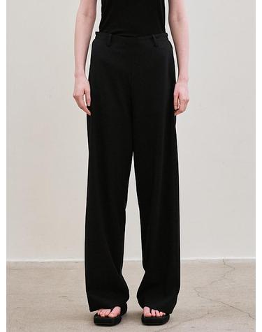 lessence comfort banding pants (black)