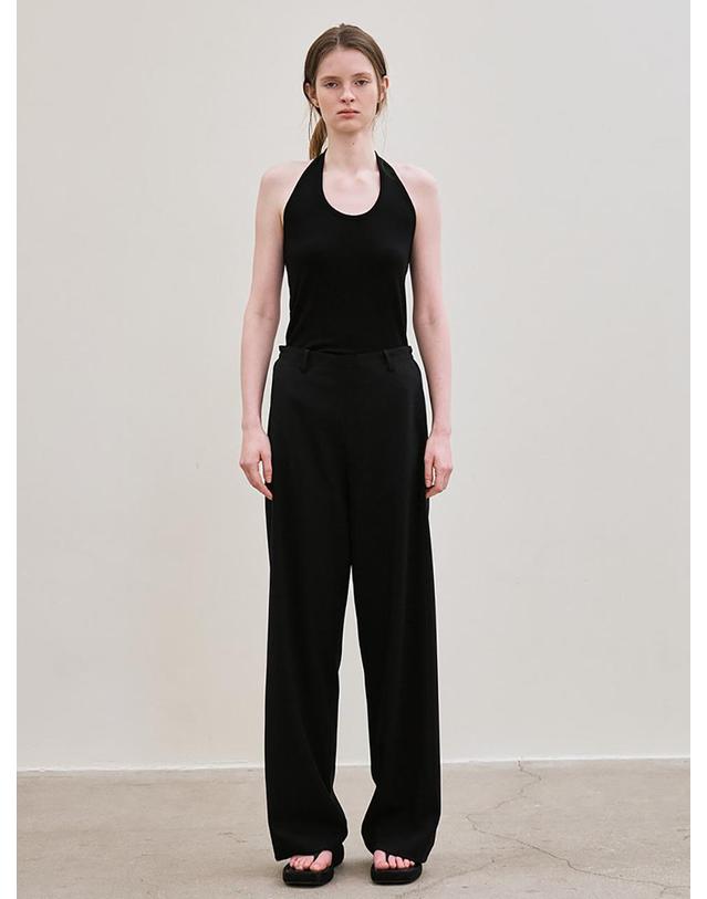 르 lessence comfort banding pants (black) 착용컷