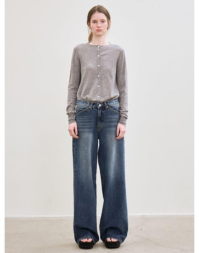 르 wide-fit denim pants (blue) 착용컷