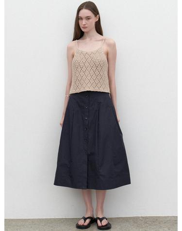 Flared skirt (navy)