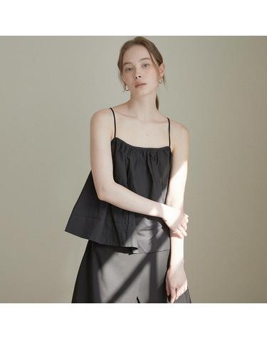 Shirring Camisole (black)