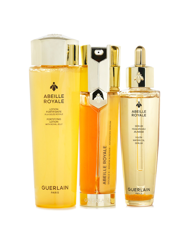 겔랑 겔랑 아베이유 로얄 스킨케어 3스텝 듀오 세트 로션 150ml + 어드밴스드 세럼 50ml + 워터리 오일 50ml 3pcs 착용컷