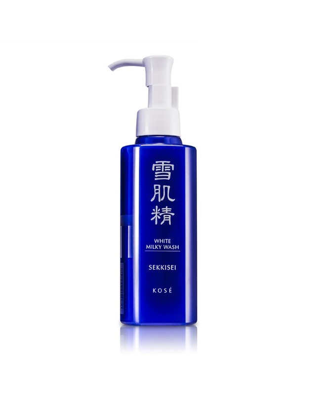 고세 고세 세키세이 화이트 밀키 워시 140ml 착용컷