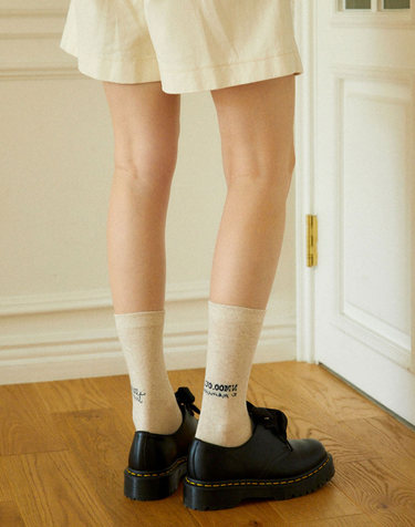 S36_NMOU MUJI SOCKS_oatmeal