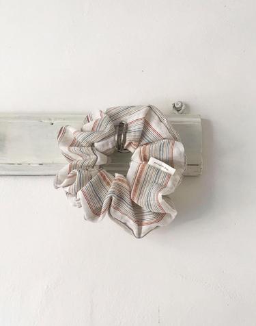 Sunfade stripe scrunchie