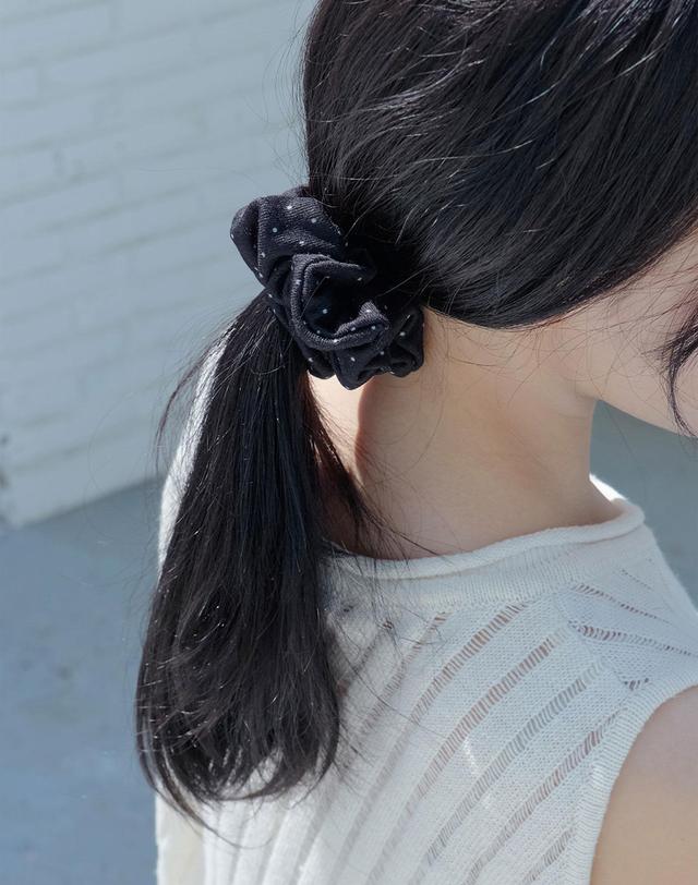 앤무오유 Dust mini scrunchie (5colors) 착용컷