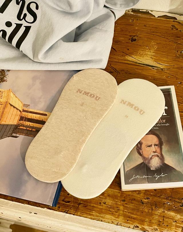 앤무오유 BASIC MUJI FAKE SOCKS (5colors) 착용컷