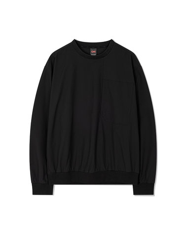 트래블 AIRY 무브 우븐 오버셔츠 블랙 CA24TOV107BLK