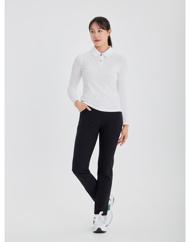 여성 골프 에센셜 레귤러 팬츠 VLPTO992_BK