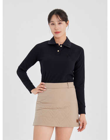 여성 골프 라글랑 요꼬 티셔츠 VLTSO902_BK