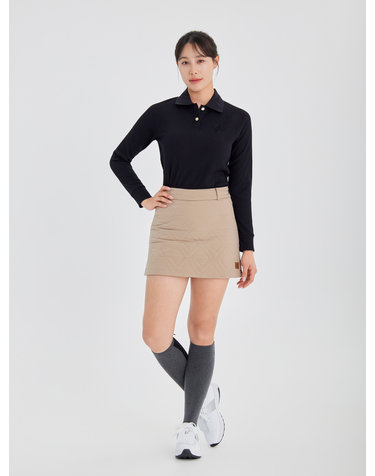 여성 골프 퀼팅볼케이스 큐롯 VLCUO901_BE