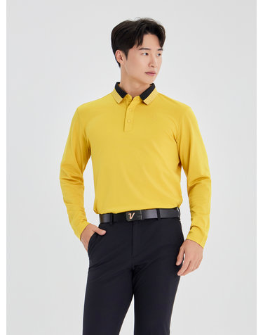남성 골프 에센셜 요꼬에리 PQ 티셔츠 VMTSO991_MU