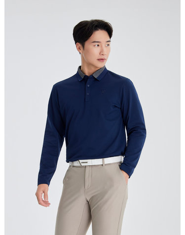 남성 골프 에센셜 요꼬에리 PQ 티셔츠 VMTSO991_NA