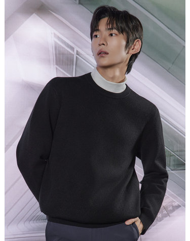 볼빅어패럴 남성 ON : 남성 JQD 방풍 라운드 풀오버 VOKTQA91_BK