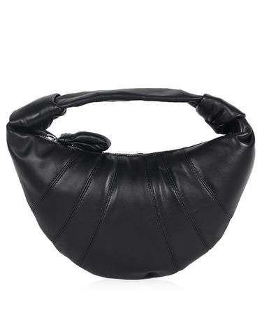 르메르 26SS 여성 포춘 크루아상 소프트 나파 레더 토트백 미니 블랙 BG0125 LL095 999