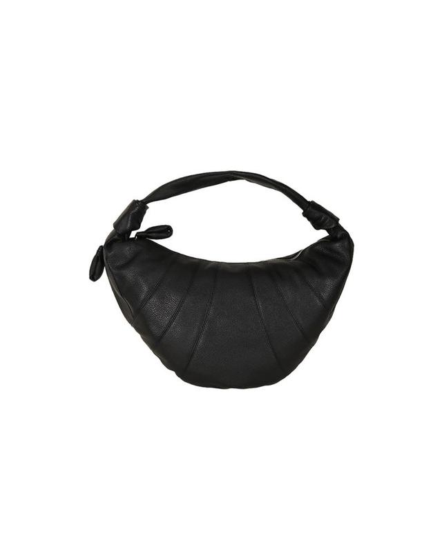 르메르 르메르 26SS 포춘 크루아상 소프트 그레인 레더 토트백 블랙 BG0071 LL0018 999 착용컷