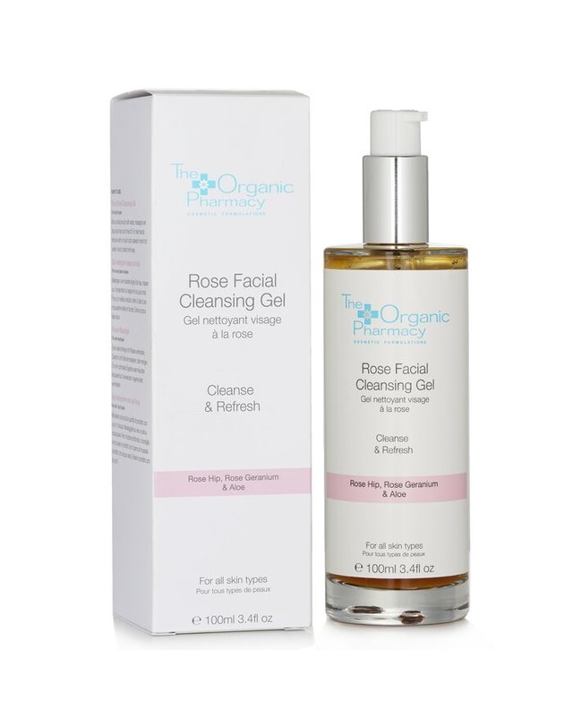 오가닉파머시 오가닉파머시 Cleanser 로즈 페이셜 클렌징 젤 100ml 착용컷