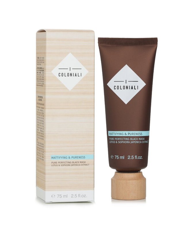 아이 콜로니얼리 아이 콜로니얼리 매티파잉 앤 퓨어니스 퓨어 퍼팩팅 블랙 마스크 75ml 착용컷