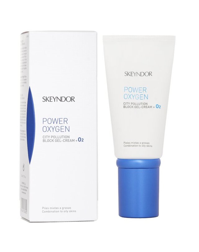 스킨도어 스킨도어 파워 옥시전 파워 옥시전 시티 폴루션 블록 젤크림 50ml 착용컷