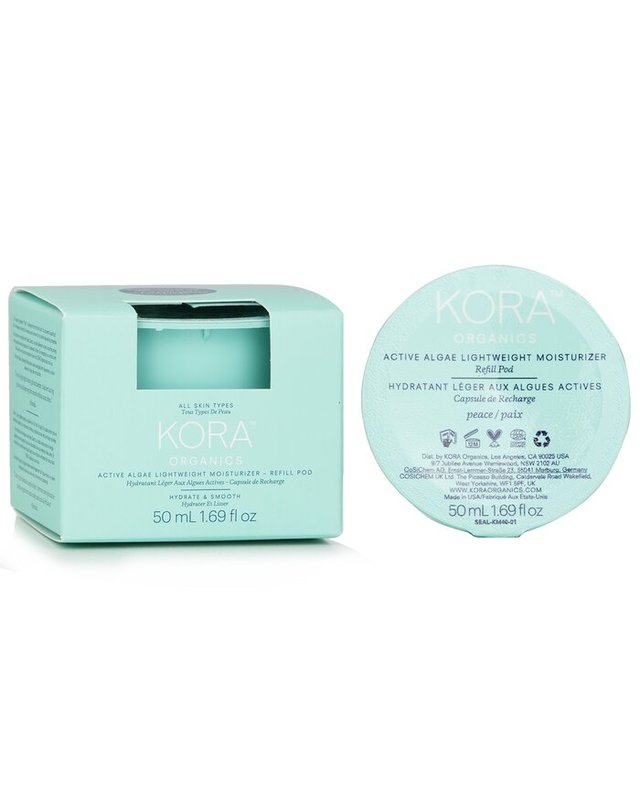 코라 오가닉스 코라 오가닉스 액티브 알개 라이트웨이트 모이스처라이저 리필 50ml 착용컷