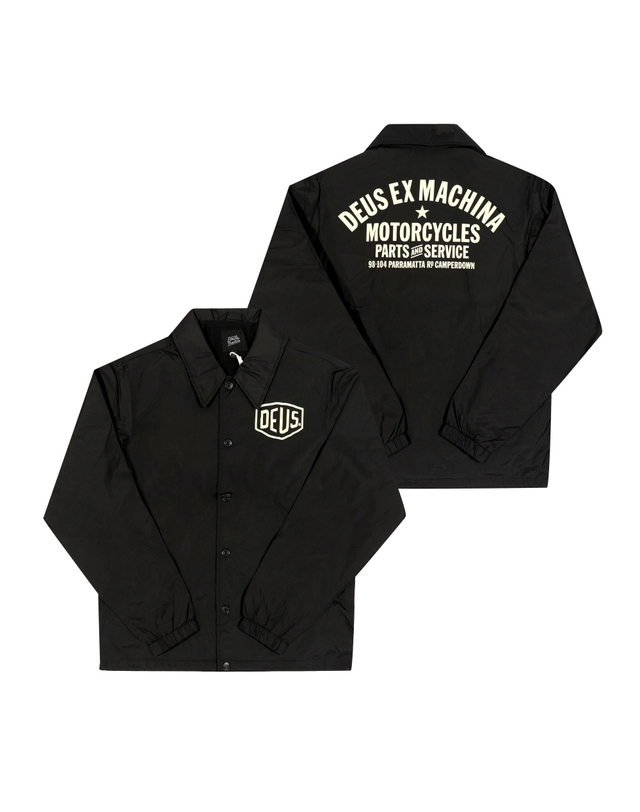 데우스 엑스 마키나 데우스엑스마키나 DMW46821A BLK (Camperdown) 캠퍼다운 코치 남성 자켓 착용컷
