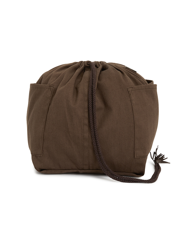 드래곤 디퓨전 드래곤디퓨전 드래곤디퓨전 공식수입 B 위브 스몰 여성 이너백 CDS S DK BROWN 8804 착용컷