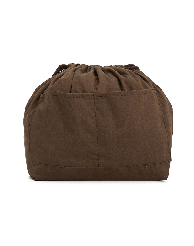 드래곤 디퓨전 드래곤디퓨전 드래곤디퓨전 공식수입 B 위브 스몰 여성 이너백 CDS S DK BROWN 8804 착용컷