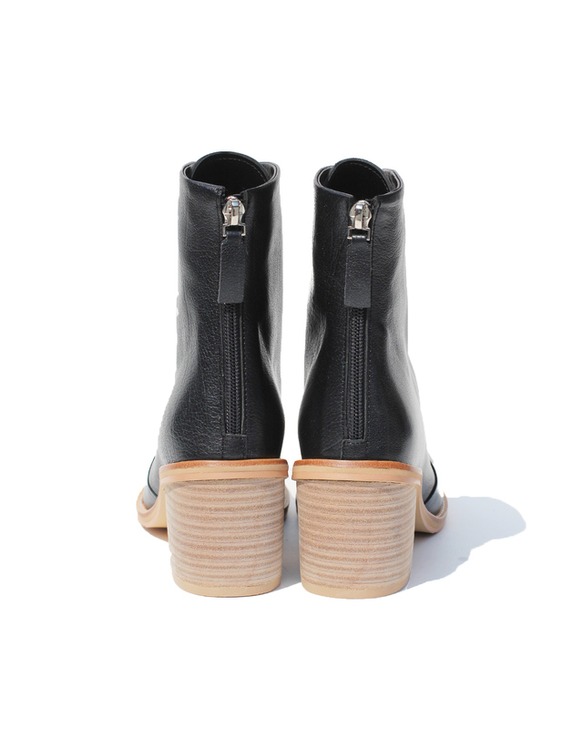 오슈디자인스 블랙 베이지 세피 집업 워커힐 6cm 착용컷
