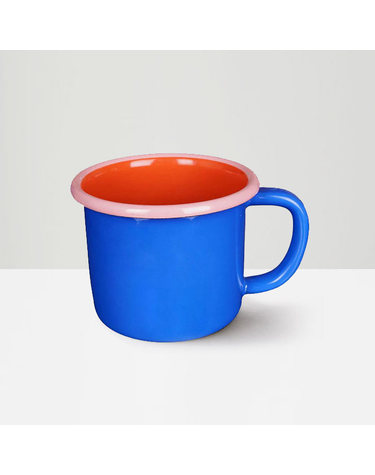 본에나멜 컬러라마 머그 9cm 300ml 블루(코랄)