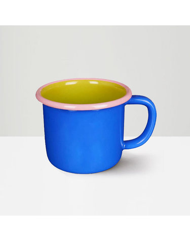 본에나멜 컬러라마 머그 9cm 300ml 블루(샤르트뢰즈)