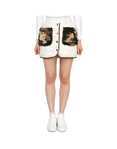 마크앤로나 골프웨어 여성 패딩 스커트 MLW 2D AE14 OFFWHITE