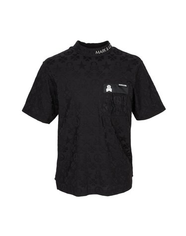 마크앤로나 골프웨어 남성 모크넥 반팔티셔츠 MLM 6A AA09 BLACK