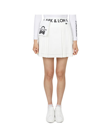 마크앤로나 골프웨어 여성 미니 플리츠 스커트 MLW 5A AE04 WHITE