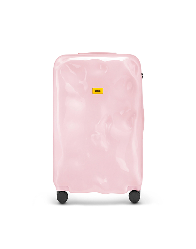 크래쉬 배기지 크래쉬배기지 크래쉬배기지 아이콘 톤온톤 LARGE SKIN PINK 31인치 캐리어 CBG-2SLU193-55 착용컷