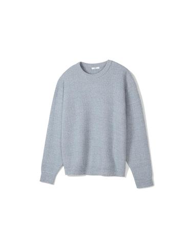 스트라이프 패턴 라운드니트 블루_OKW3SWRL105B1