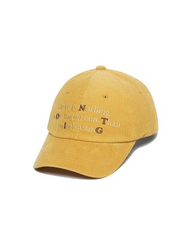 코듀로이 볼캡 옐로우_OKF3ACCP102Y1