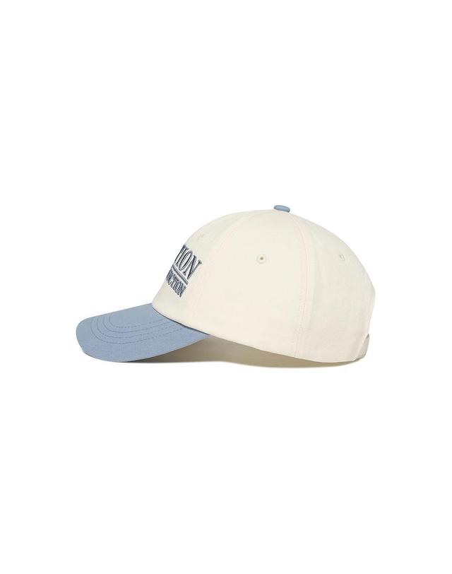 노티그 배색 볼캡 블루_OLG1ACCP102B1 착용컷
