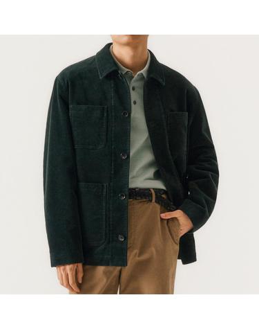 클래식 코듀로이 커버올 자켓 그린_OLW1JKUF103E1