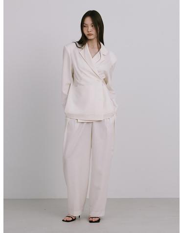 25 Wool Wide Pants_Cream