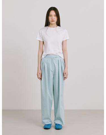25 Cotton Wide Pants_Mint