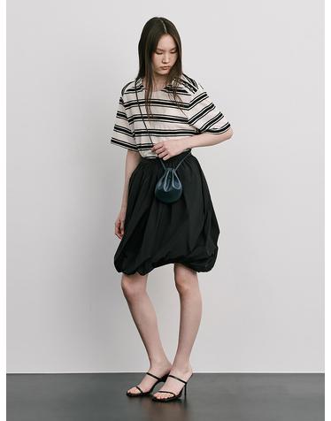 Moon Jar - Shaped Skirt_Black
