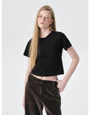 Fitted Short Sleeve T_Black