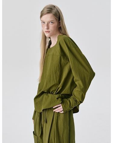 Yoke Top_Khaki