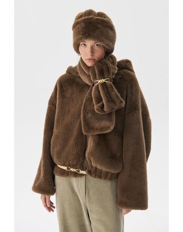 Mink fur Muffler_Brown(밍크 퍼 머플러_브라운)