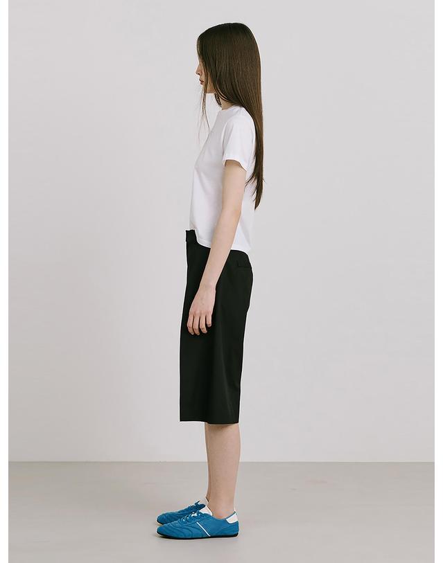 분더캄머 25 Bermuda Pants_Black 착용컷