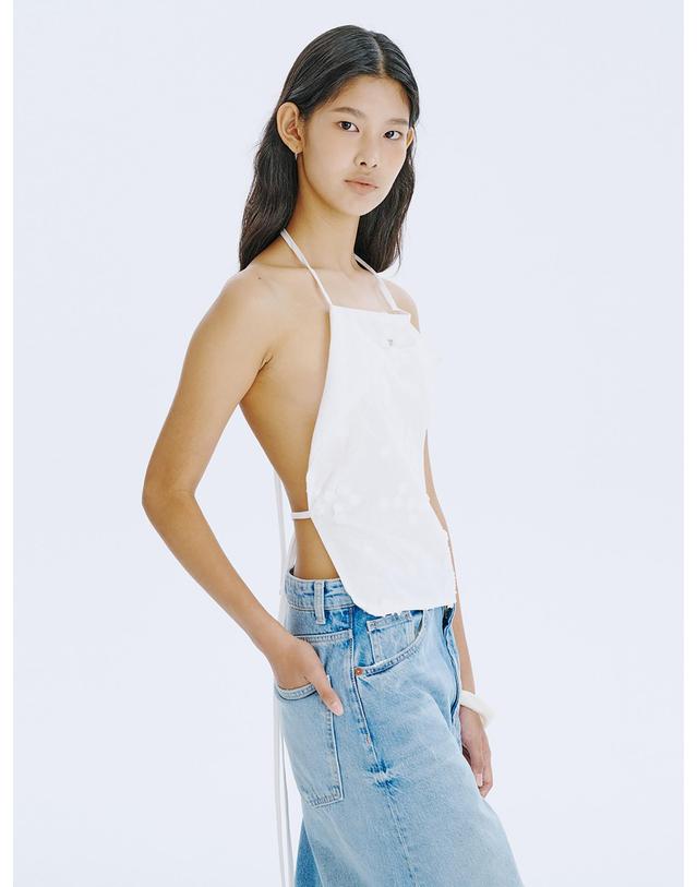 분더캄머 Square layered top_White 착용컷