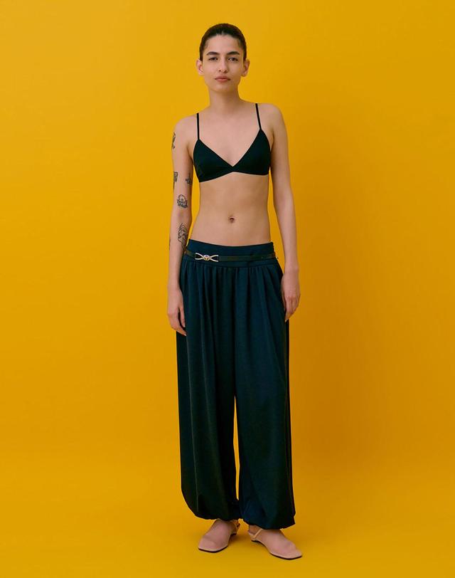 분더캄머 Shirred Jogger Pants_Navy 착용컷