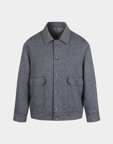 [birbante] 울 블렌드 블루종 자켓