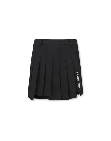 [WAAC] Women Semi High waist A-line skort_WWKCM25902BKX