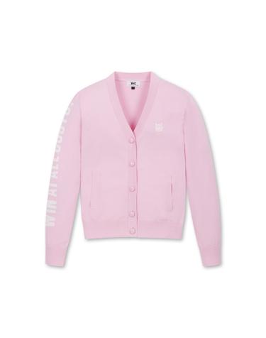 [WAAC] [Exclusive] Women Slogan WAACKY Cardigan_WWWAM25904PIL